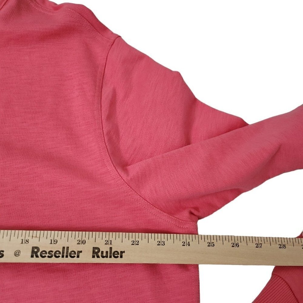 AdiPure by Adidas Mens Golf Sweater XL Salmon Pink 1/4 Zip Pullover Outdoor - Picture 11 of 13